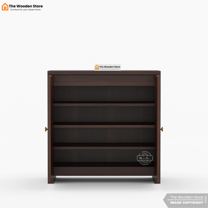 Noto Shoe Rack (Walnut Finish)
