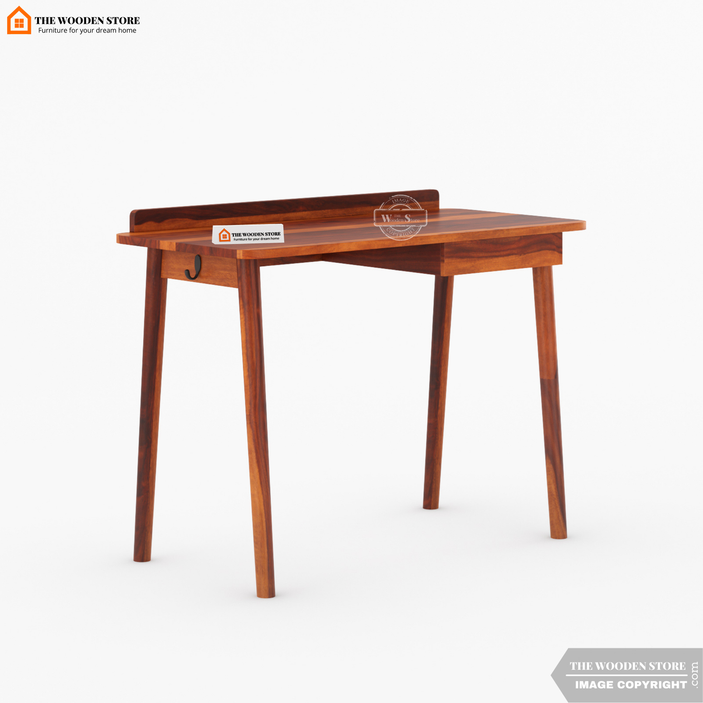 Colby Study Table (Honey Finish)