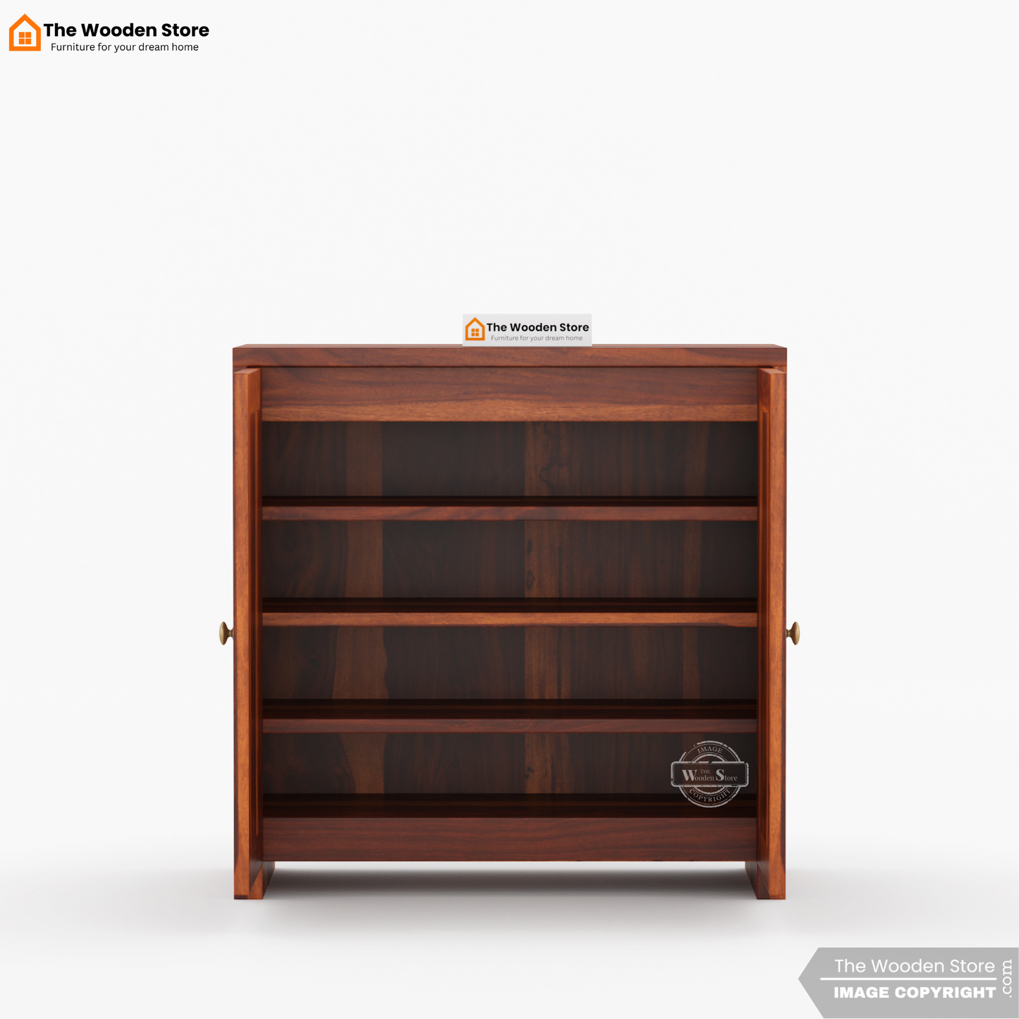 Noto Shoe Rack (Honey Finish)