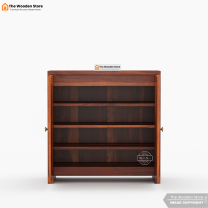 Noto Shoe Rack (Honey Finish)