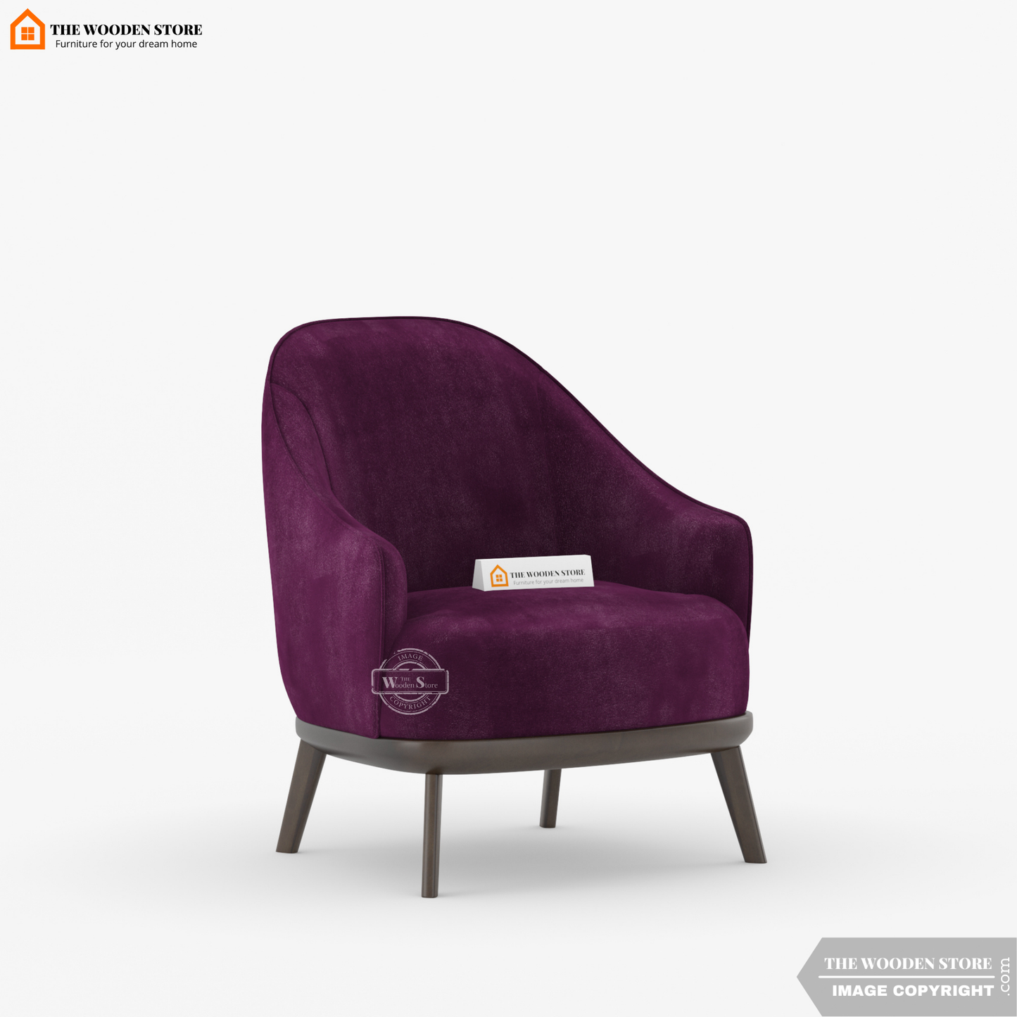 Atlas Lounge Chair (Wine Berry)