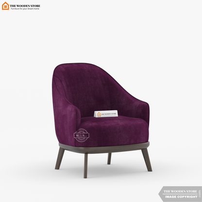 Atlas Lounge Chair (Wine Berry)