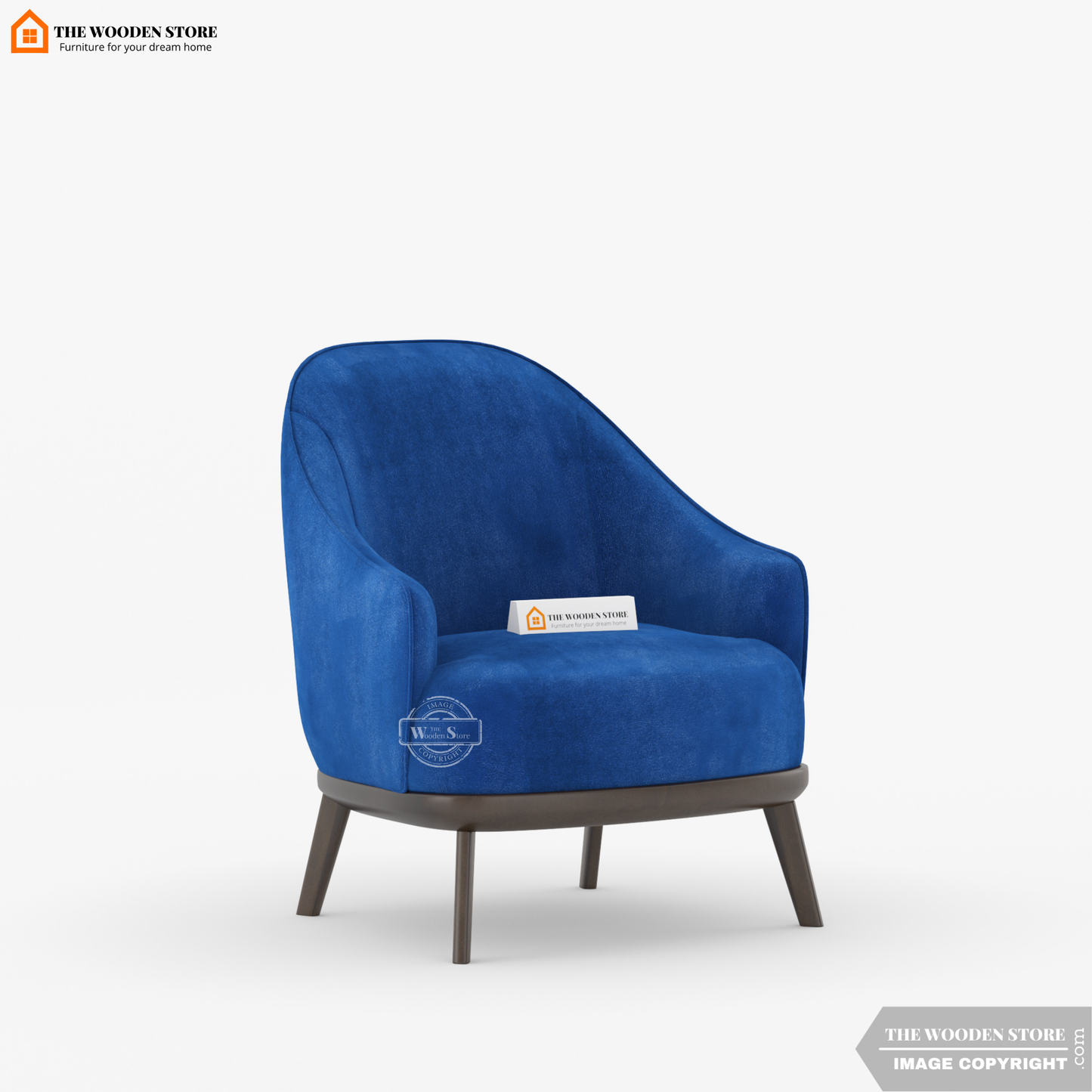 Atlas Lounge Chair (Marine Blue)