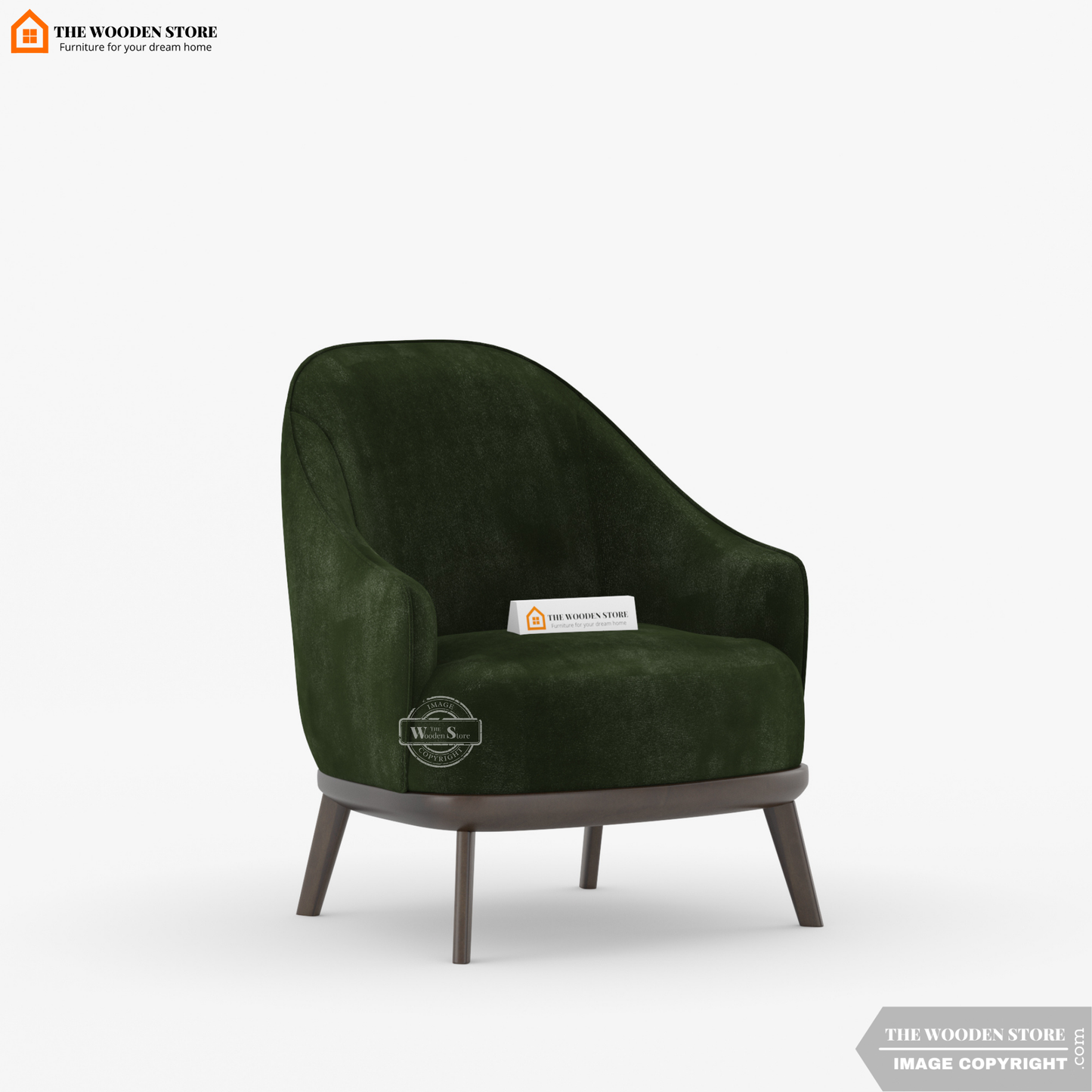 Atlas Lounge Chair (Olive Green)