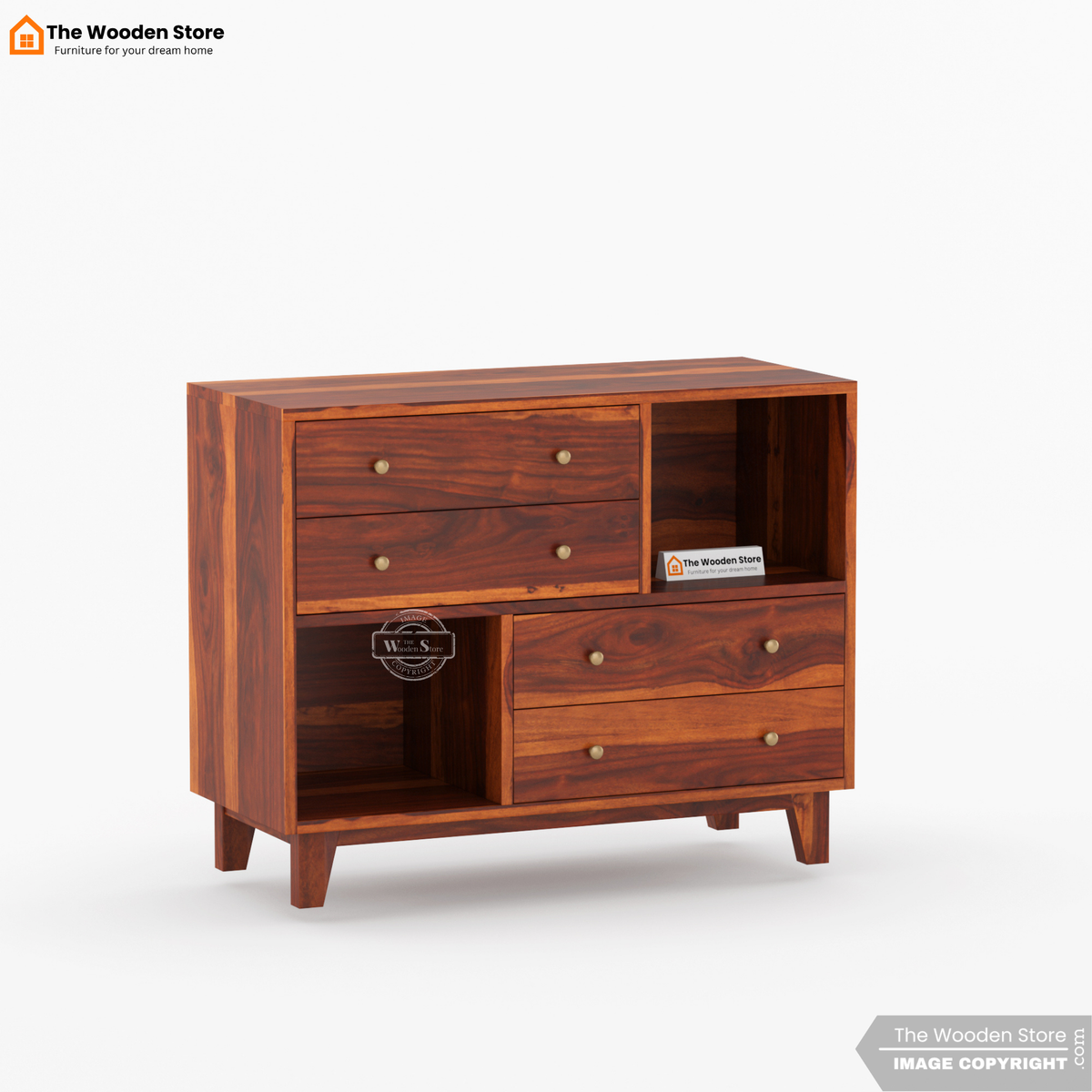 Eller Chest Of Drawers (Honey Finish)