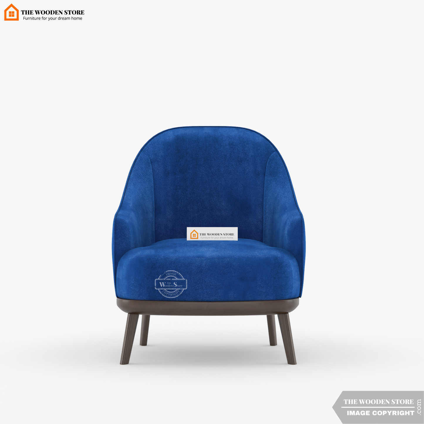 Atlas Lounge Chair (Marine Blue)