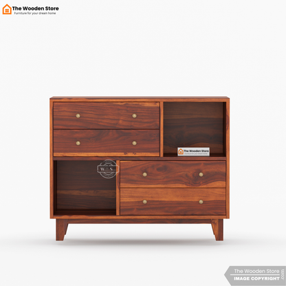Eller Chest Of Drawers (Honey Finish)