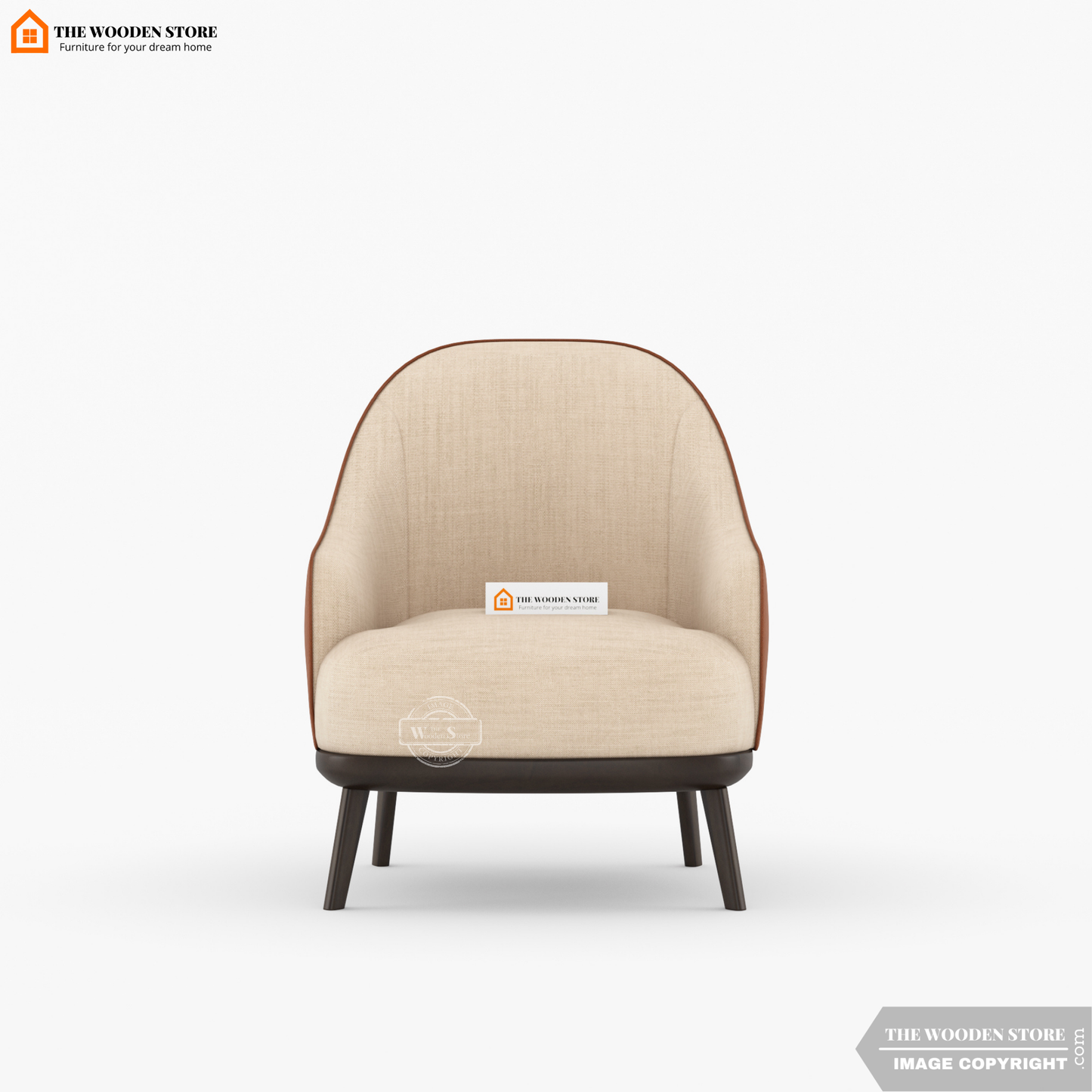 Atlas Lounge Chair (Chestnut Brown)