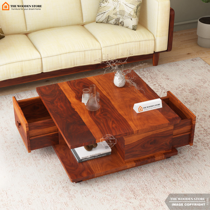 Apollo Coffee Table (Honey Finish)