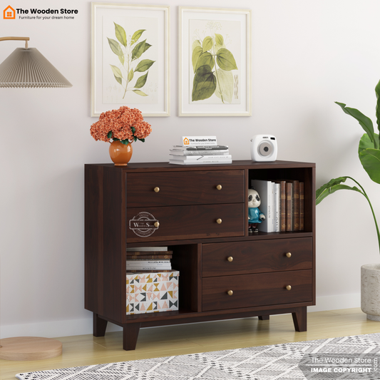 Eller Chest Of Drawers (Walnut Finish)