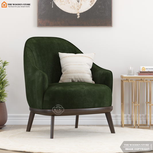 Atlas Lounge Chair (Olive Green)