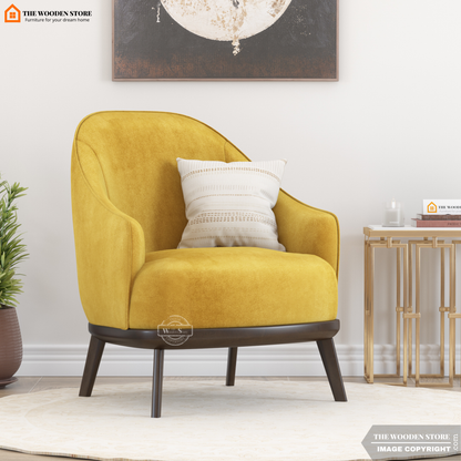 Atlas Lounge Chair (Orange Gold)