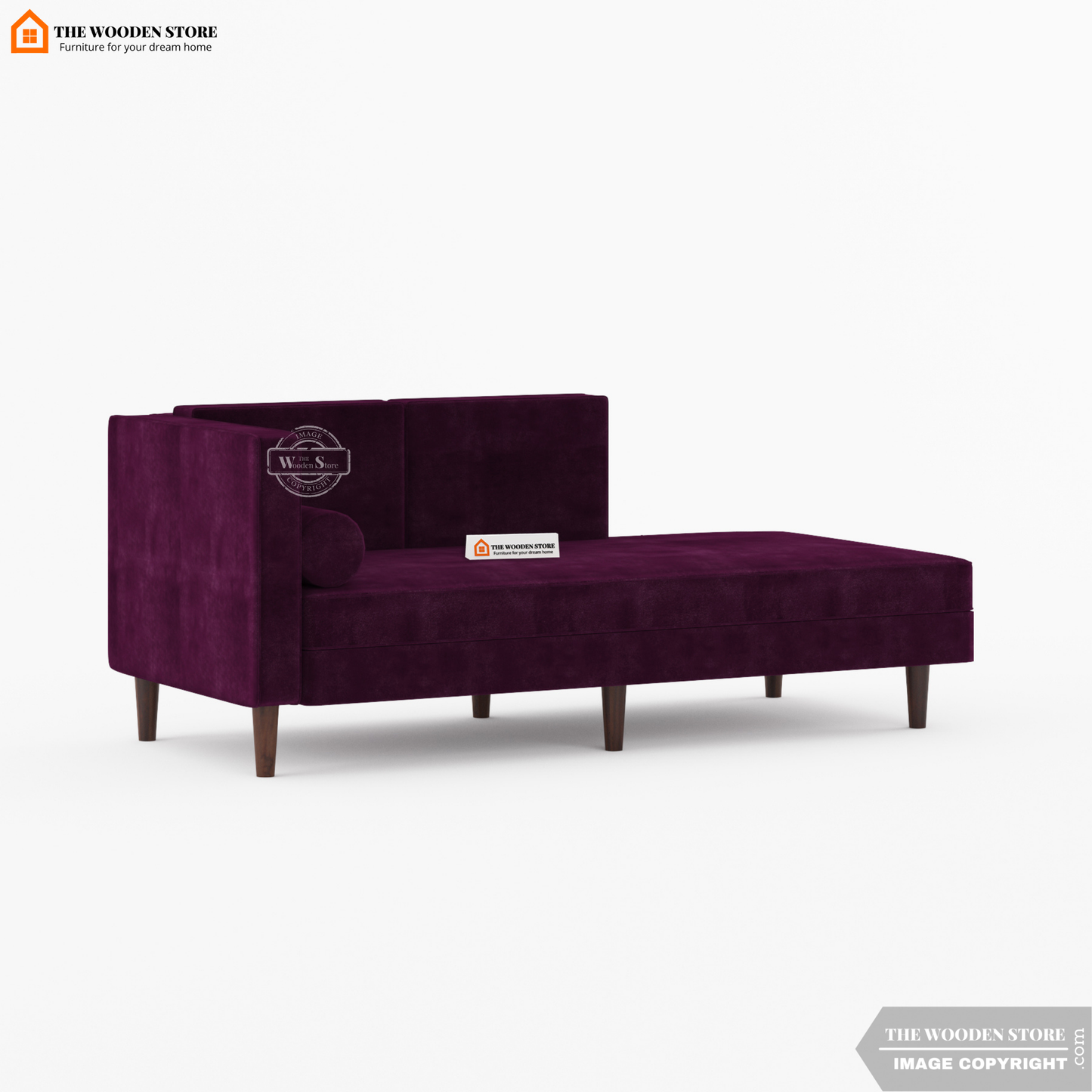 Samson Chaise Lounge (Wine Berry)