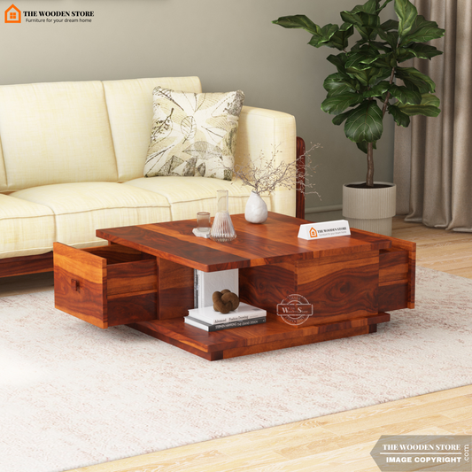 Apollo Coffee Table (Honey Finish)
