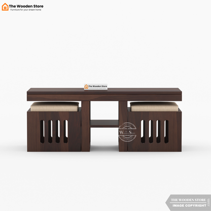 Bob Coffee Table Set Set of 3 (Walnut Finish)