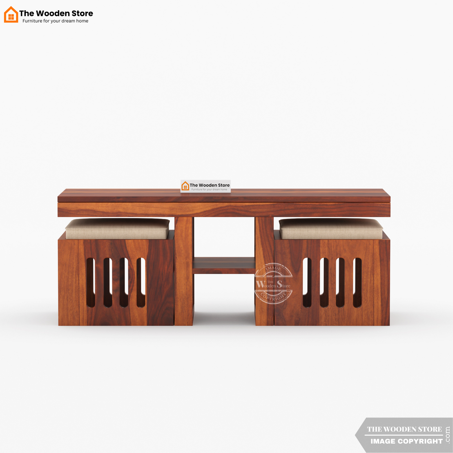 Bob Coffee Table Set Set of 3 (Honey Finish)