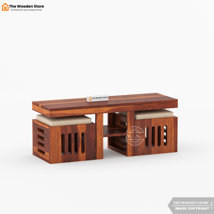 Bob Coffee Table Set Set of 3 (Honey Finish)