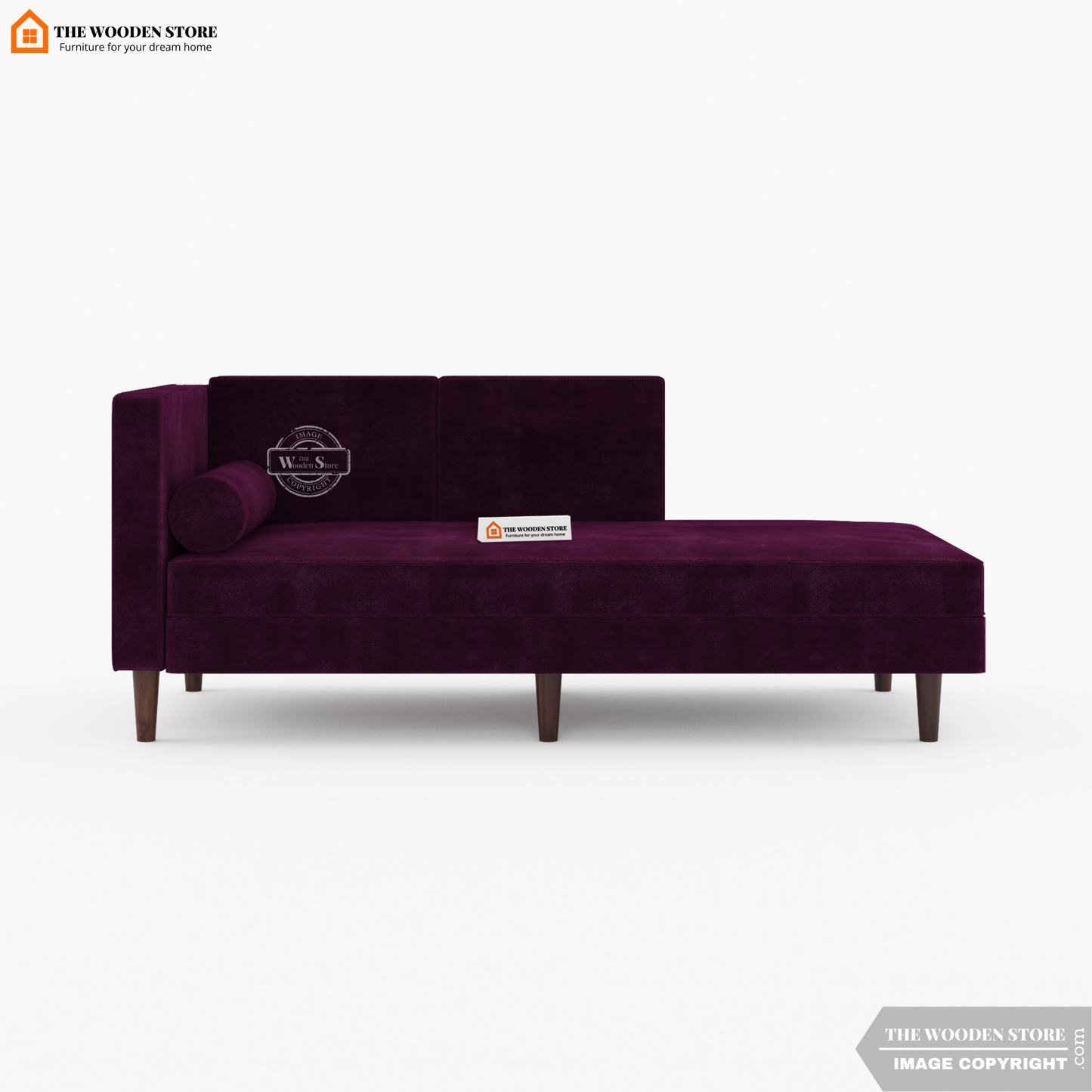 Samson Chaise Lounge (Wine Berry)