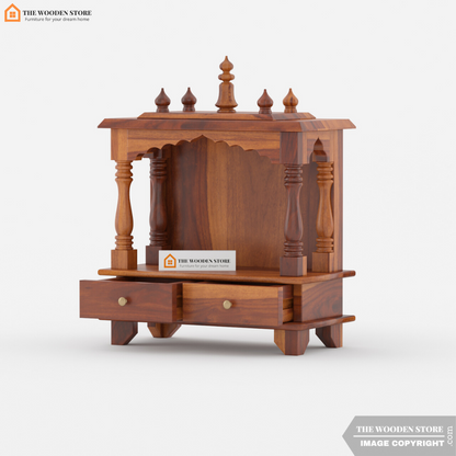Vignesh Home Temple (Honey Finish)