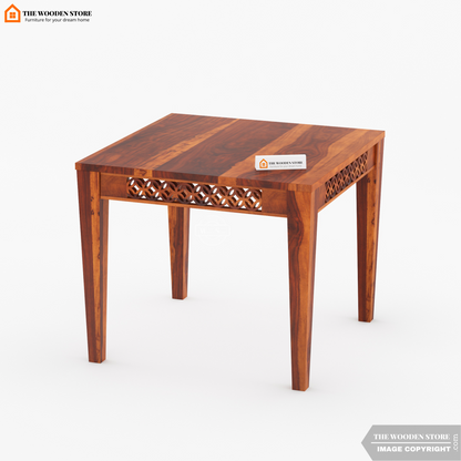 Daffy 4 Seater Dining Set (Honey Finish)