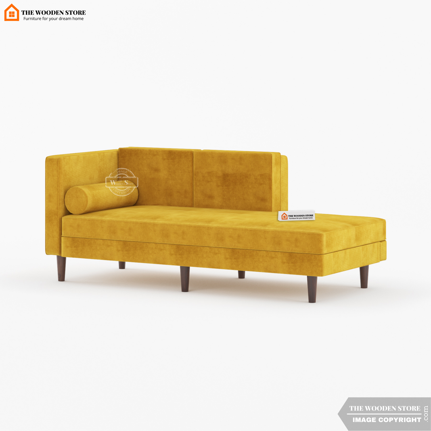 Samson Chaise Lounge (Orange Gold)