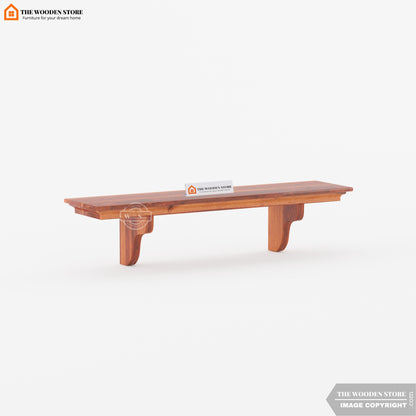 Kylie Wall Shelf (Honey Finish)