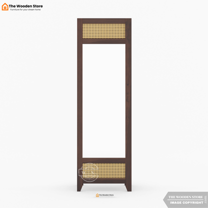 Mantis Dressing Table With Storage (Walnut Finish)
