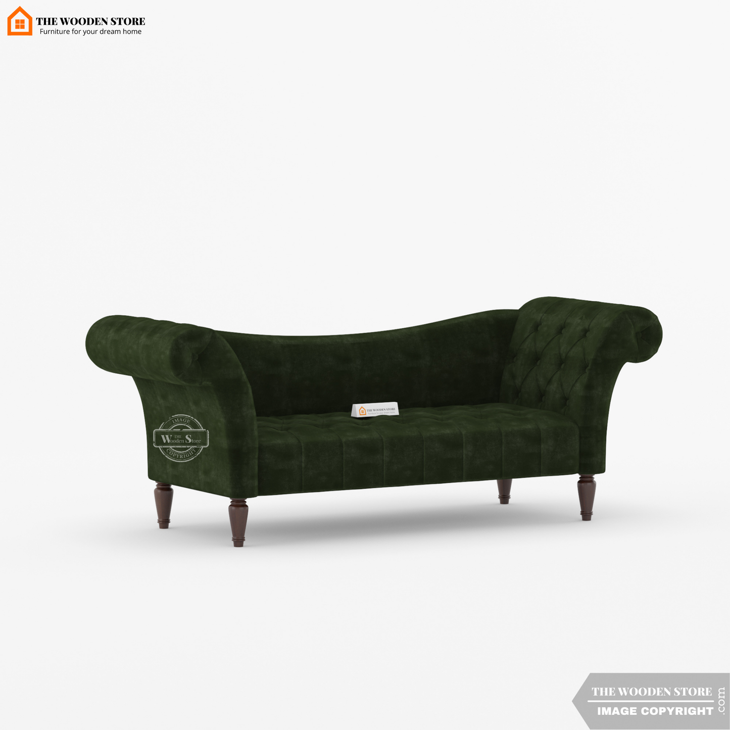 Sable Chaise Lounge (Olive Green)