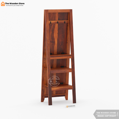 Mantis Dressing Table With Storage (Honey Finish)