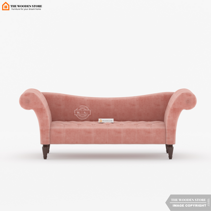 Sable Chaise Lounge (Blush Pink)
