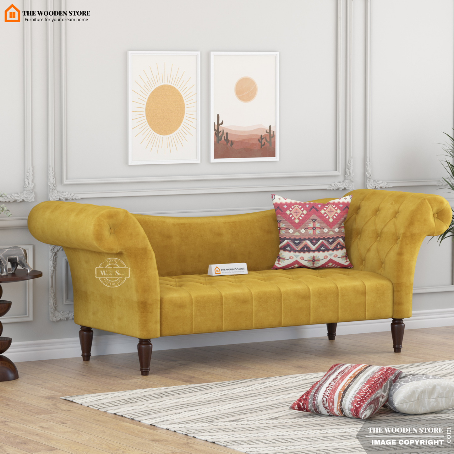 Sable Chaise Lounge (Orange Gold)