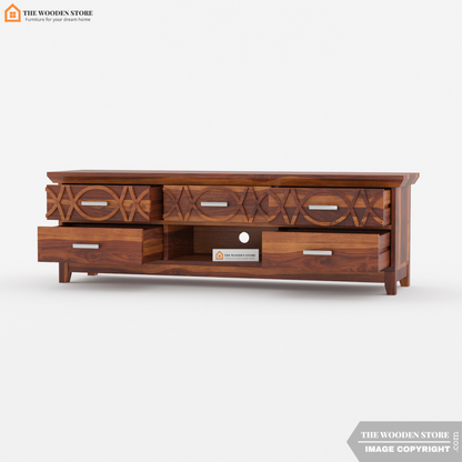Alice Tv Unit (Honey Finish)