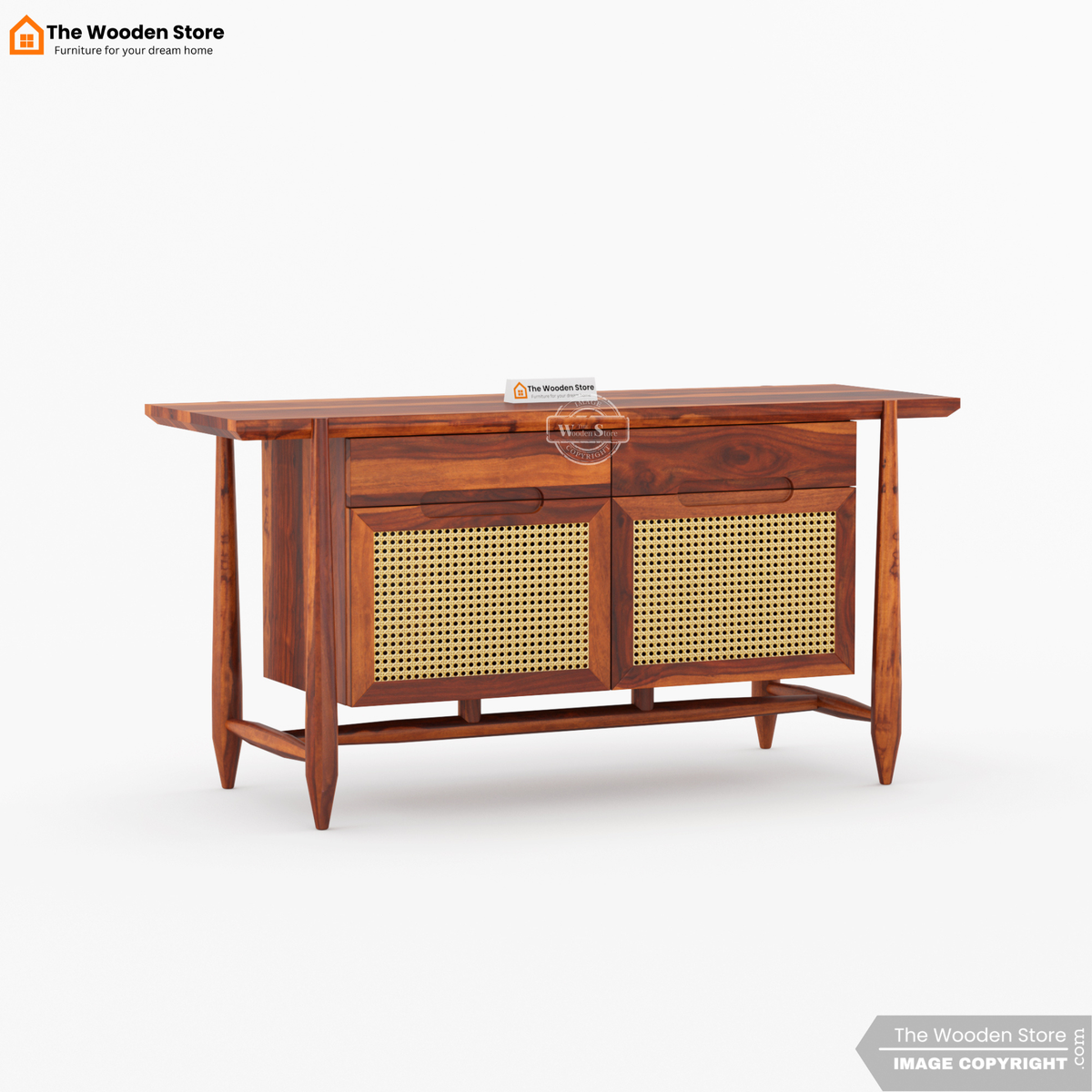 Ellis Cabinet and Sideboard (Honey Finish)