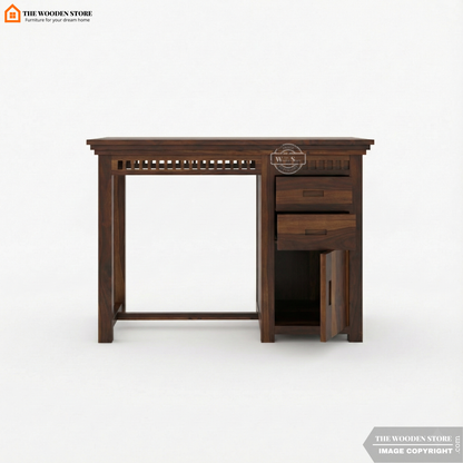 Donald Study Table (Walnut Finish)