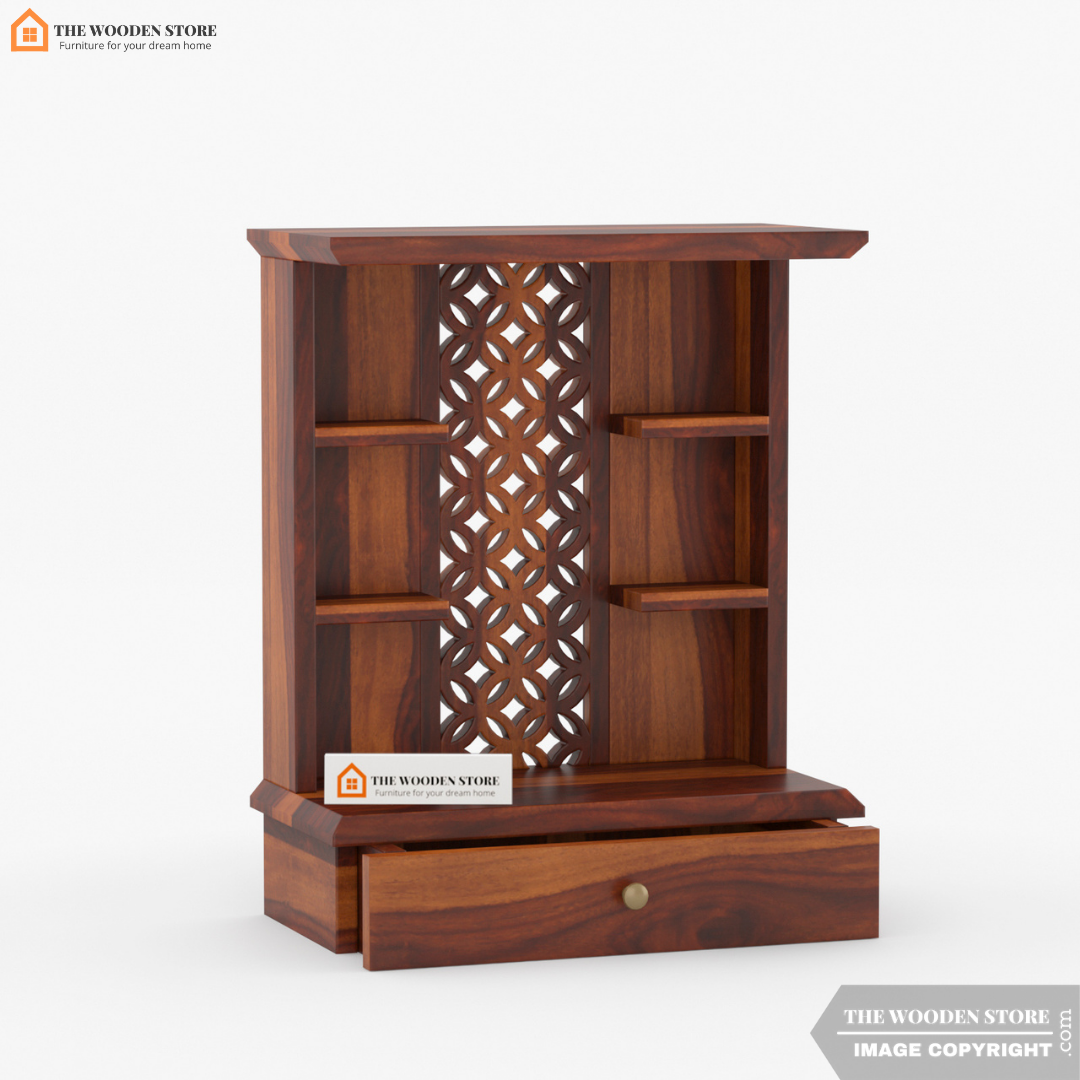 Rudra Home Temple (Honey Finish)