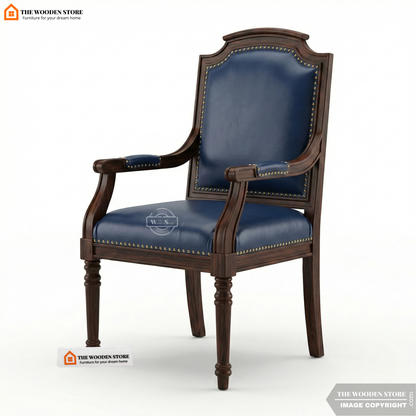 Windsor Classic Arm Chair (Navy Blue)