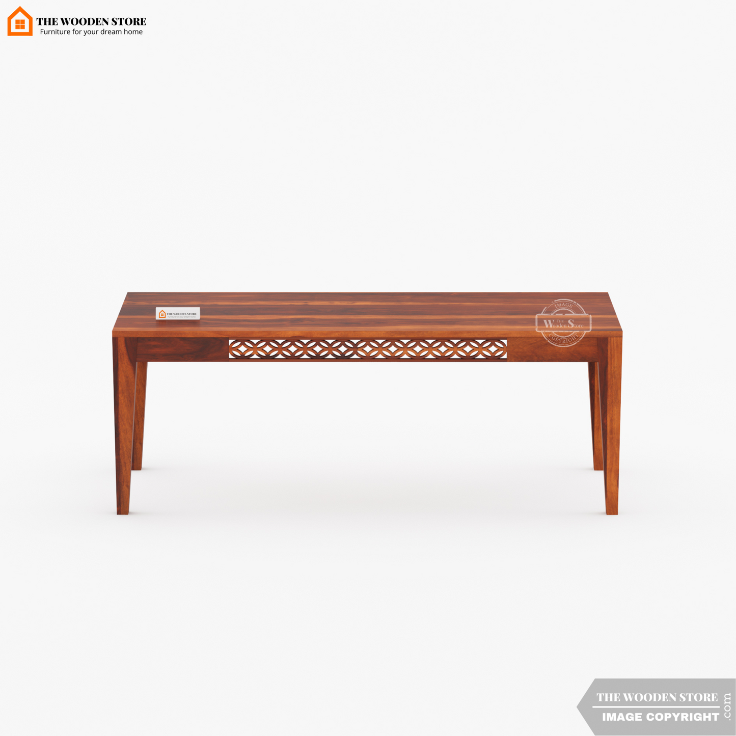 Daffy 8 Seater Dining Set (Honey Finish)