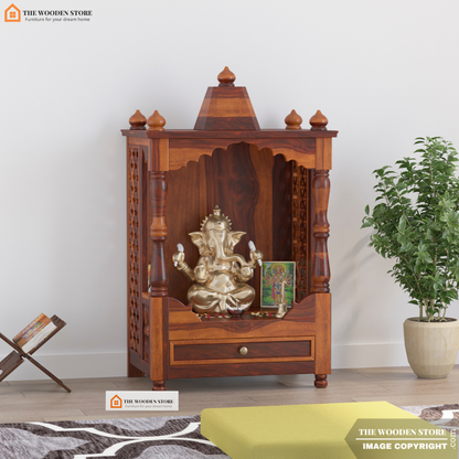 Shiva Home Temple (Honey Finish)