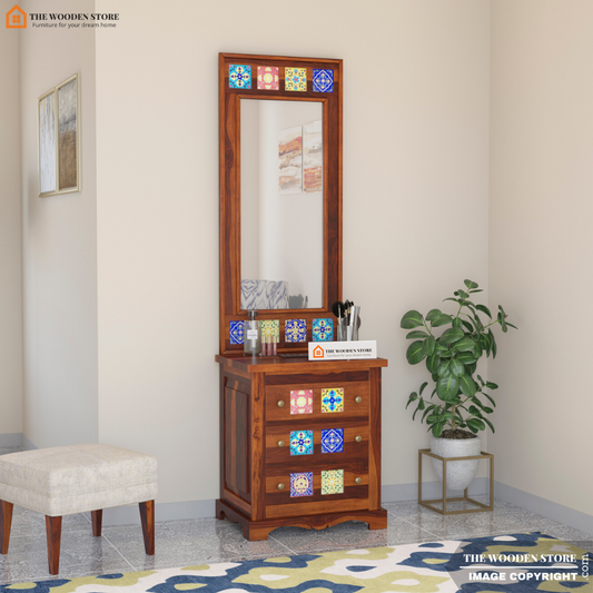 Bunny Dressing Table (Honey Finish)