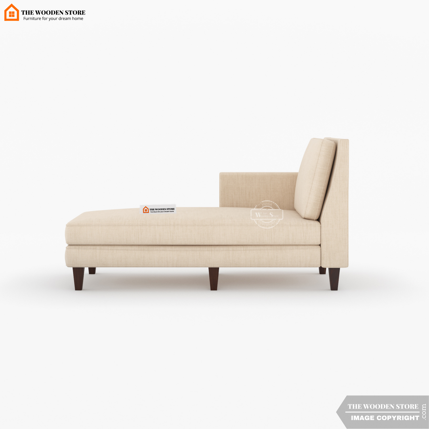 Milbrey Chaise Lounge (Soft Vanilla)