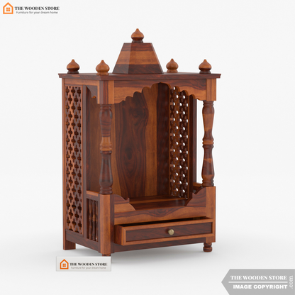 Shiva Home Temple (Honey Finish)