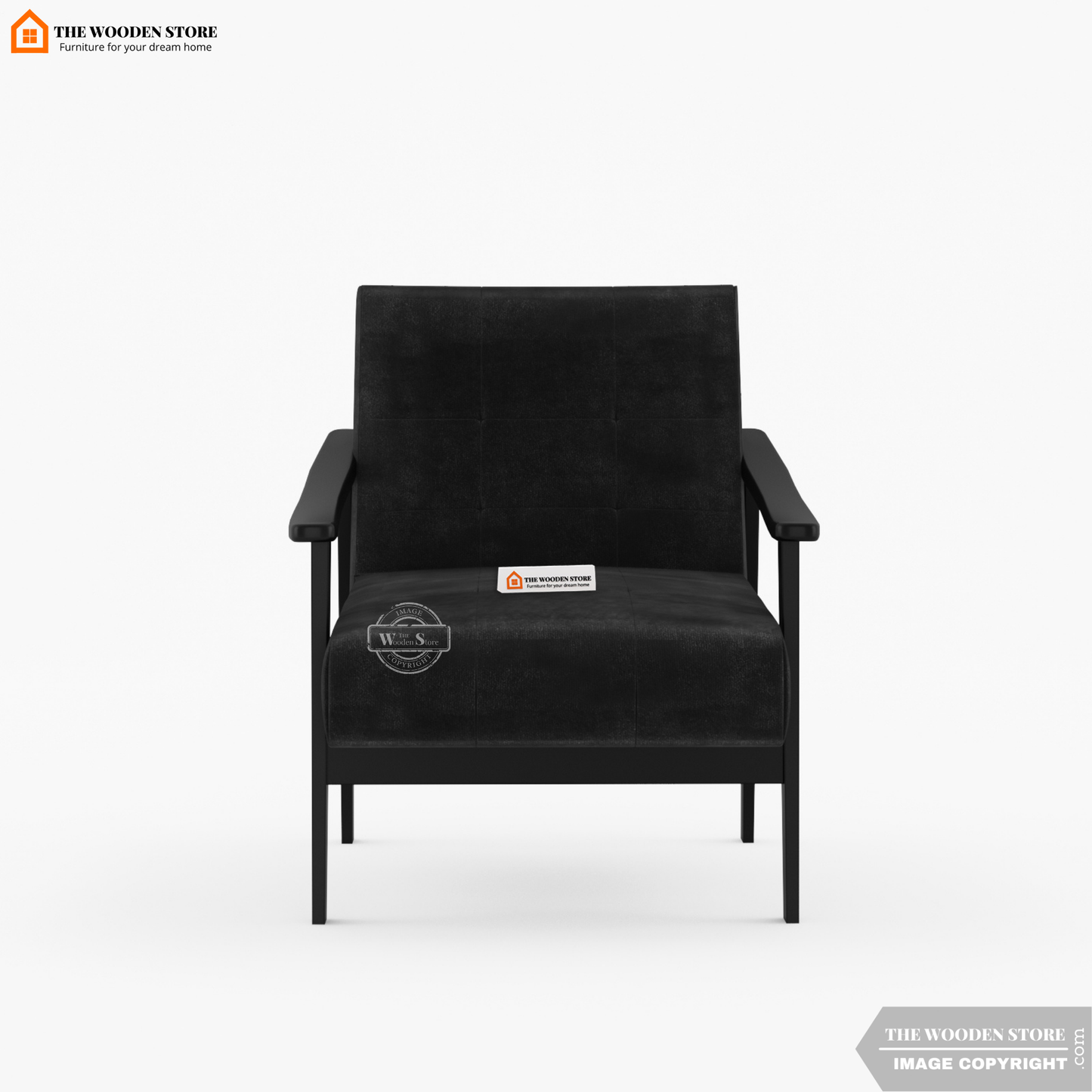 Leston Lounge Chair (Natural Grey)