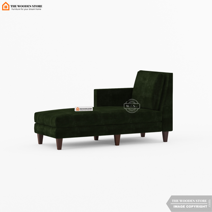 Milbrey Chaise Lounge (Olive Green)