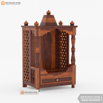 Shiva Home Temple (Honey Finish)