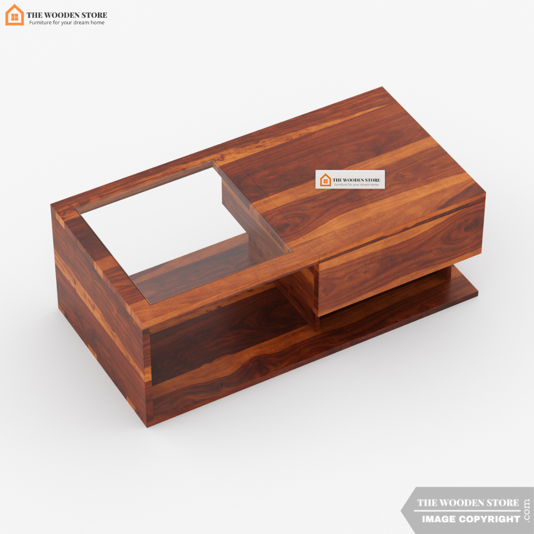 Aahana  Coffee Table (Honey Finish)