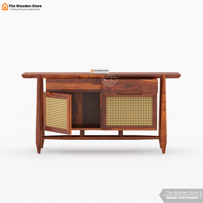 Ellis Cabinet and Sideboard (Honey Finish)