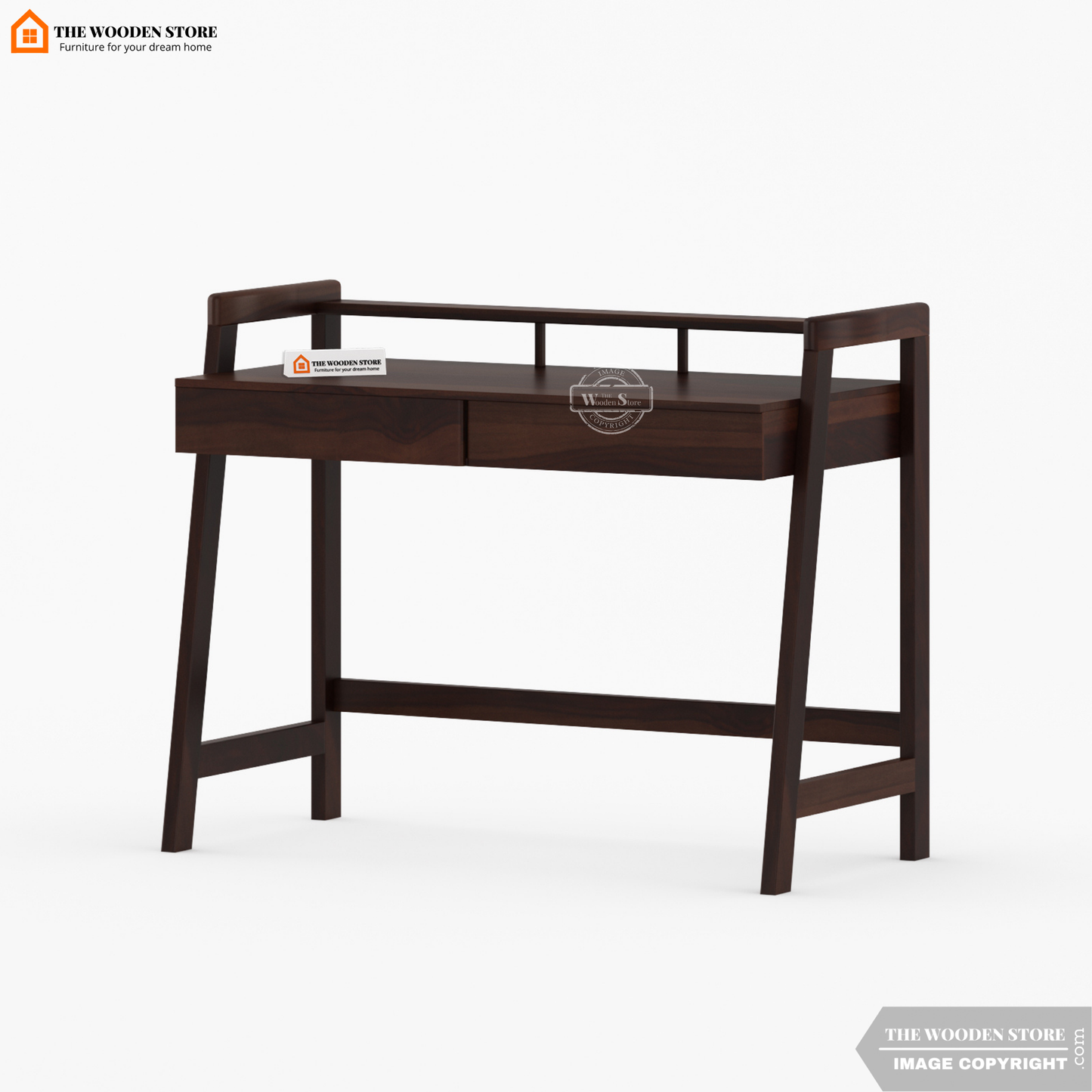 Ohana Study Table (Walnut Finish)
