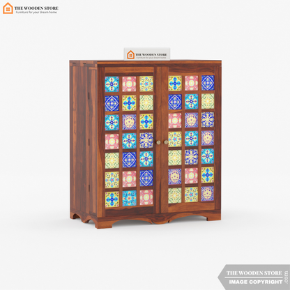 Bunny Bar Cabinet (Honey Finish)