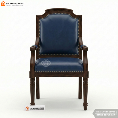 Windsor Classic Arm Chair (Navy Blue)