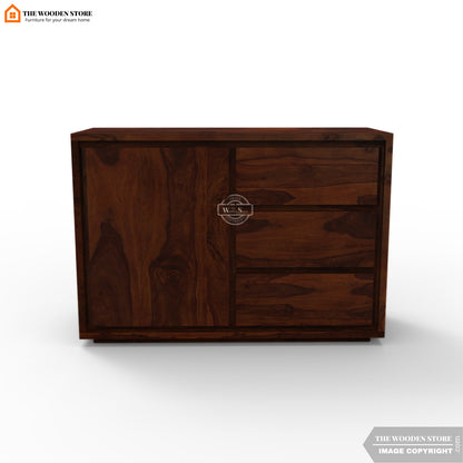 Jada Chest Of Drawer (Walnut Finish)